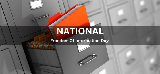 National Freedom Of Information Day [राष्ट्रीय सूचना स्वतंत्रता दिवस]